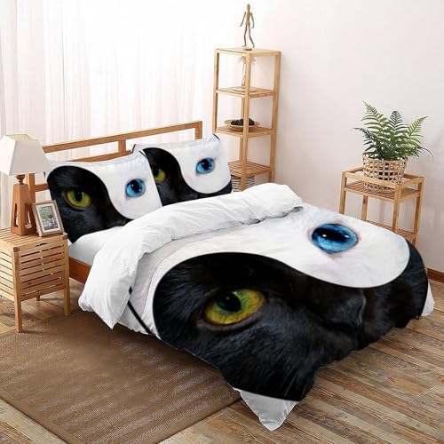 Housse de couette 260x220cm en microfibre respirante imprimé 3D - 2