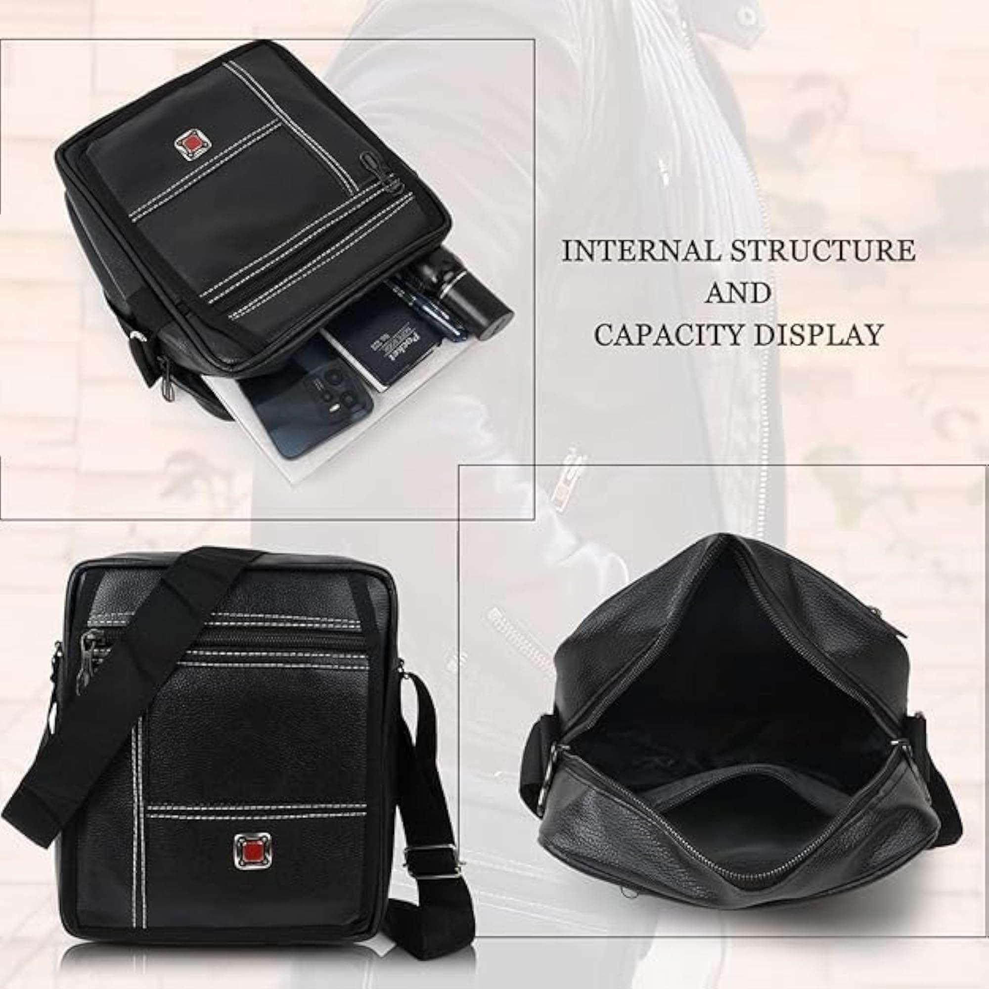 Mini Passport Zipper Bag, Unique Design for Daily Use