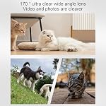 Caméra de collier pour chat 4K, caméra d'action mini 1080P 4K avec objectif grand angle de 170 degrés pour enregistrements vidéo, enregistreur vidéo portable, caméra d'action portable pour chat et chien
