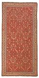 Nain Trading Baku Alt 273x142 Orientteppich Teppich Läufer Rot Handgeknüpft Russland