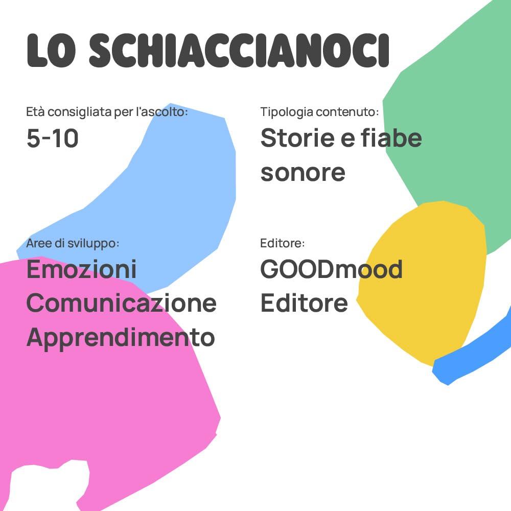 FABA Personaggio Sonoro – Lo Schiaccianoci – Storie e fiabe sonore per bambini e bambine 5-10 anni - Ascoltabile con il Raccontastorie, gioco educativo versione italiana