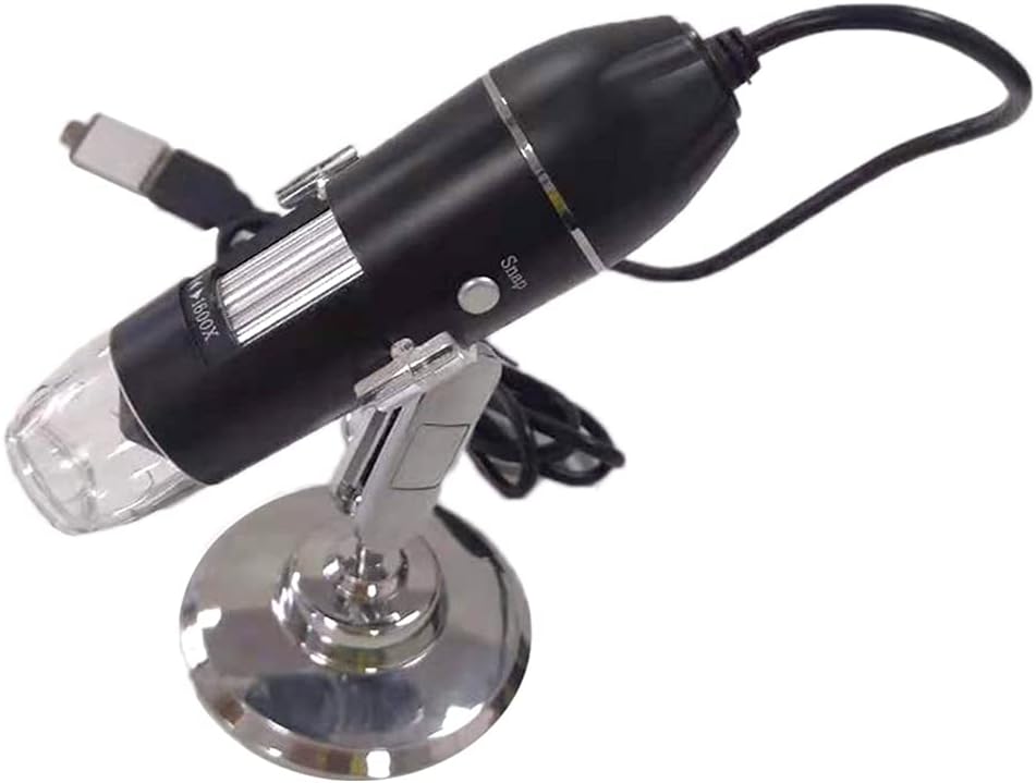 Adjustable 1600X 3 in 1 USB Digital Microscope Type-C Electronic Microscope Camera for 8 LED Zoom Magnifier (Color : D, Size : 1000X)