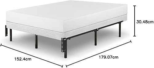 Miniatura 94 de ZINUS - Base metálica Compack de soporte para cama, 7 pulgadas, para colchón y somier, color negro, tamaño individual/matrimonial/Queen Negro
