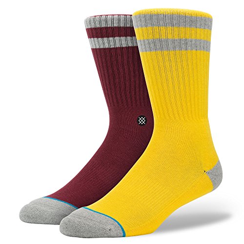 Chaussettes Stance M311D15COS jaunes taille L pour homme en coton doux
