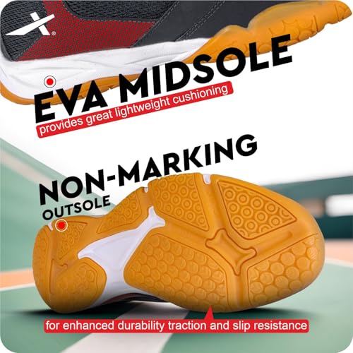 Image of Vector X Xplode 7.0 Badminton Shoes for Men| Non-Marking Shoe | EVA /Phylon Rubber Sole | Synthetic Upper | Anti Slip |Badminton| Table Tennis | Court Shoes