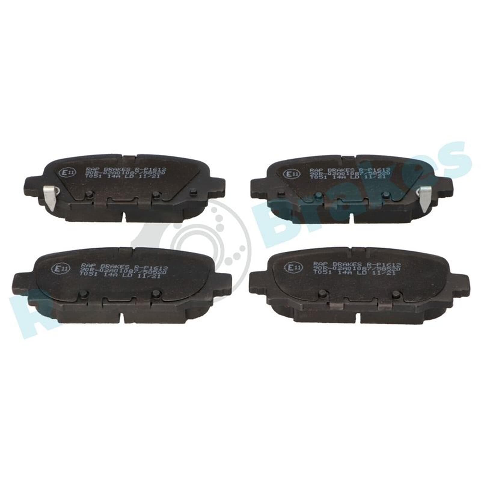 RAP Brakes Bremsenset 278mm hinten | R-D0375 + R-P1612 Kompatibel mit Compass (mp, M6, Mv, M7)