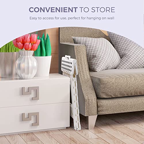 Acko Folding Step Stool For Adults And Kids 18 Inch Stool Non Slip Step Stool Folding Heavy Duty Plastic Foldable Stepstool, Step Stools Hold Up To 300Lb Stepping Stool 1 Pack #TOP4