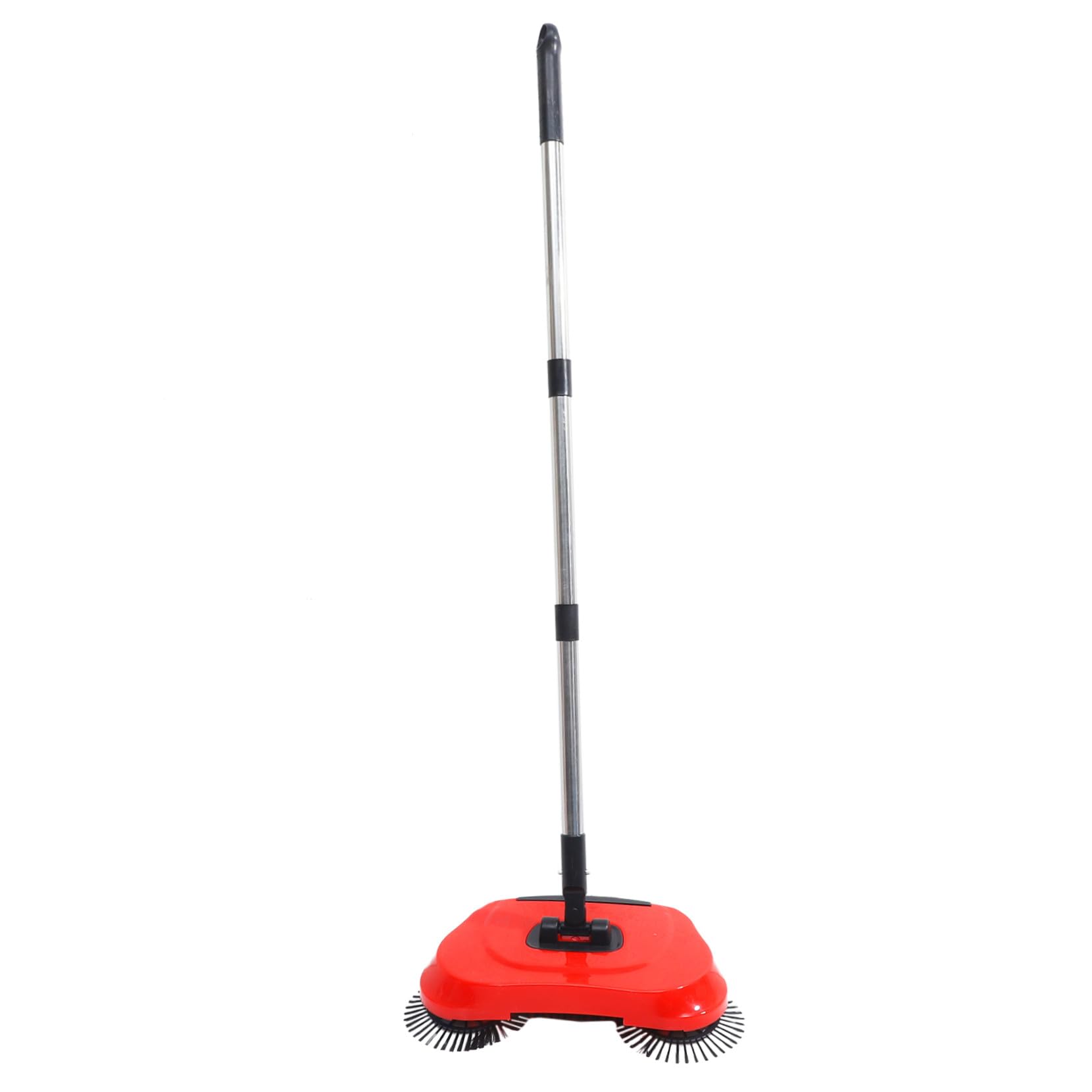 Spazzatrice Rosso Manuale Manico Regolabile 3 in 1