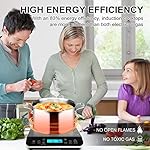 Duxtop Portable Induction Cooktop Burner, Induction Hot Plate with LCD Sensor Touch 1800 Watts, Silver 9600LS/BT-200DZ - Image 3