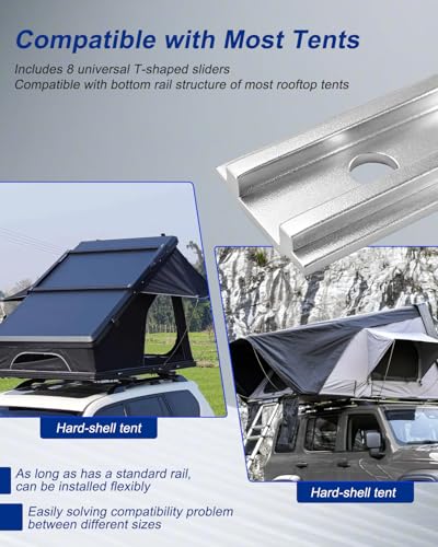 NEQXFQ Rooftop Tent Mounting Hardware Set