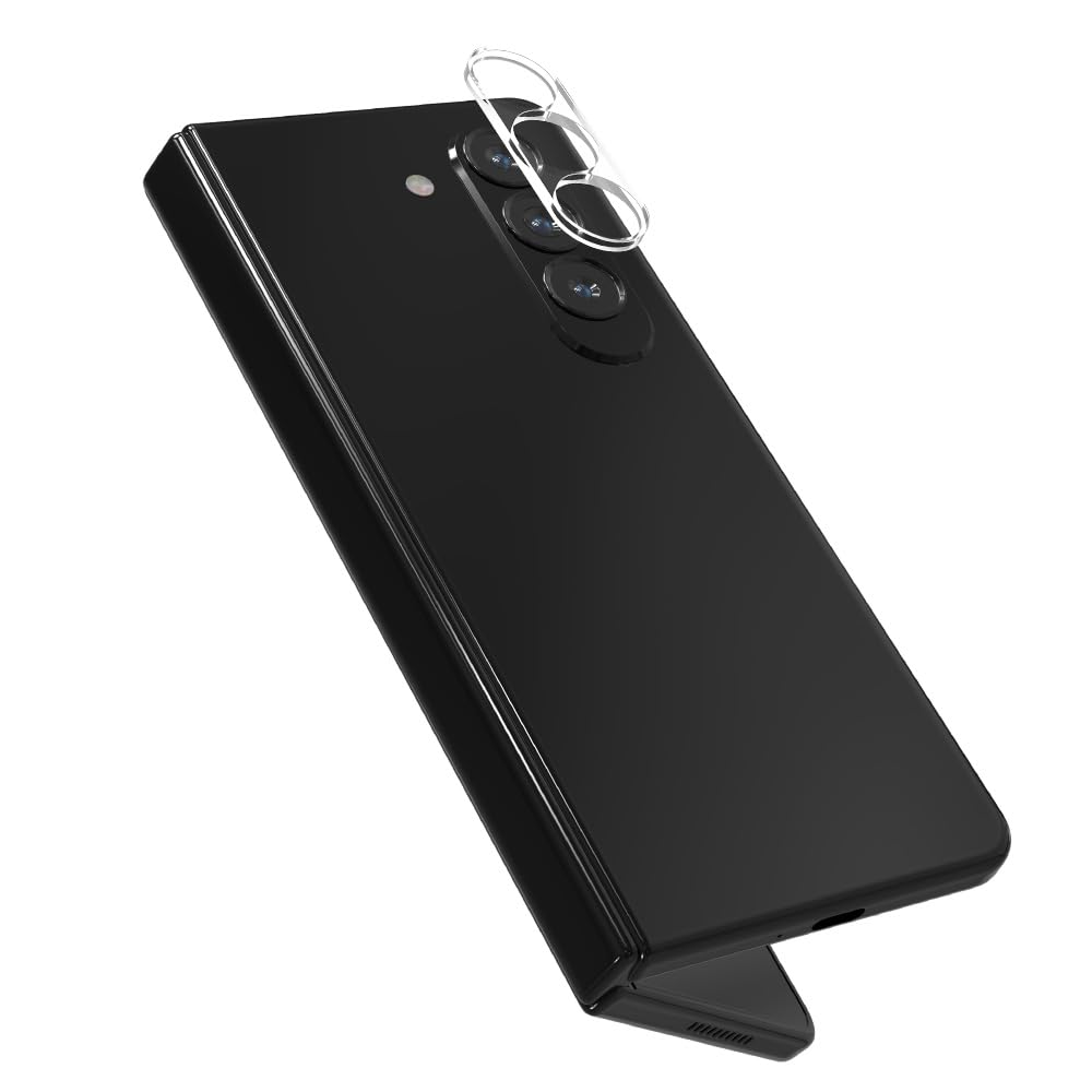 ZAGG Glass Elite Anti-Reflective Samsung Galaxy Z Fold6 Camera Lens Protector - Tempered Glass Lens Protector with Polycarbonate Frame, 5X Stronger, Maximum Scratch Protection, Smudge Resistant
