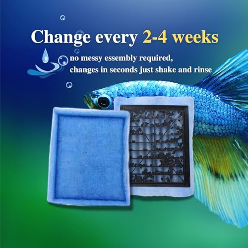 Image of 20 Pack Replacement Aquarium Filter Cartridge, Fit for Aqua-Tech 10-20 Gallon Power Filters, for Aqua-Tech EZ-Change #2 Fish Tank Filters