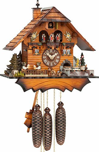 Hubert Herr Cuckoo Clock Day Movement Chalet Style 36cm