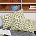 Decorative Pillow Cover Golden Palm 12x20 Lumbar Pillow Cushion Cover Oil Yellow Trellis Mina Throw Pillow Case Dark Mustard Yellow/Ochre Gold Color 1 pc Cotton Canvas 30x50cm
