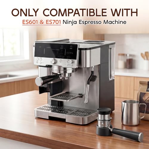 Image of Portafilter Holder for Ninja Espresso Machine ES601 and ES701, Coffee Tamper Base Support Stand with Non Slip Silicone, Enhances Tamping Stability and Espresso Extraction