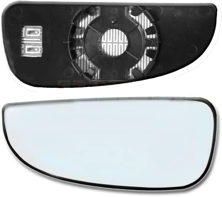 Seintech Blind Spot Wide Wing Mirror Small Glass - Left Passenger Side N/S Wing Mirror - Heated Lower Bottom Mirror Glass Heated - Compatible fit For Fiat Ducato (Includes Backing Plate)