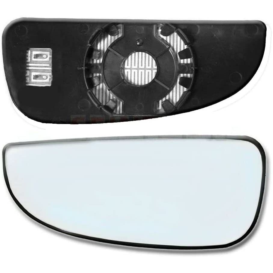 Seintech Blind Spot Wide Wing Mirror Small Glass - Left Passenger Side N/S Wing Mirror - Heated Lower Bottom Mirror Glass Heated - Compatible fit For Fiat Ducato (Includes Backing Plate)
