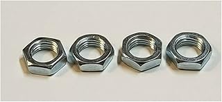 Galapagoz Lamp Pipe Heavy Steel Hex Locknuts 1/4 IP Threads for 1/2 inch Lamp Nuts Set of 4 New USA 57035J