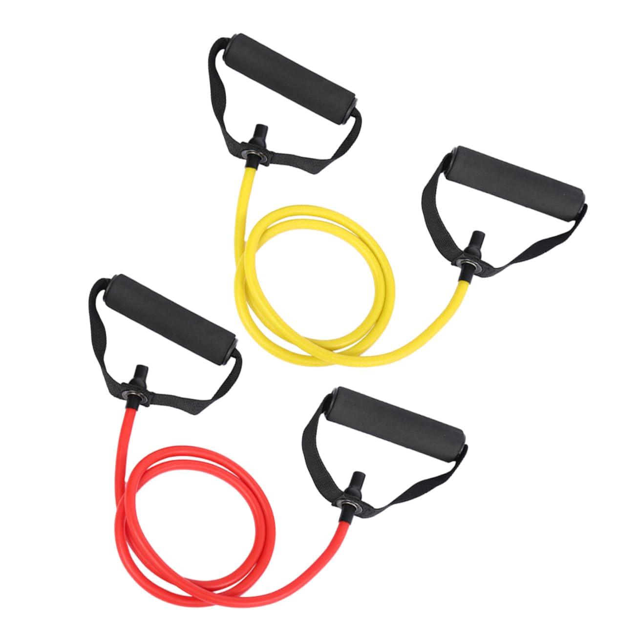 2 Pezzi Di Fascia Elastica Con Coulisse Per Modellare I Pedali Della Fascia Fitness