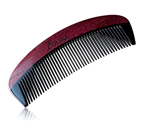 Unique Gift - Olina 100% Handmade Premium Quality Natural Wood Comb with Natural Wood Aromatic Smell