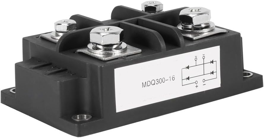 Single Phase Diode Bridge Rectifier, 300A 1600V 110x67x40mm 4 Terminals Bridge Rectifier