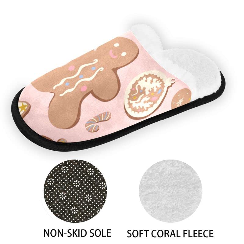 VIGTRO Fuzzy Slippers for Women - Soft Coral Fleece Slippers with Non-Slip Memory Foam Insole3