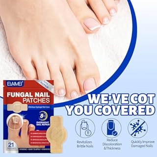 42 pezzi di cerotti per unghie fungine, cerotti per il trattamento dei funghi alle unghie dei piedi, cerotti per unghie, riparazione unghie extra forte per 8 ore, efficaci contro le infezioni fungine