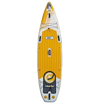 Coasto Argo, Tavola SUP Unisex Adulto, Giallo, 11' : Amazon
