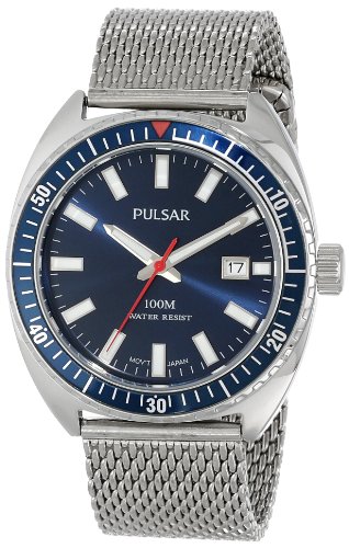 Pulsar Men's PS9229 Analog Display Japanese Quartz Silver Watch