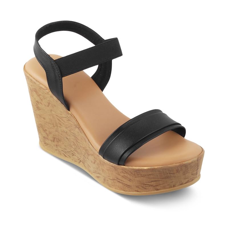 tresmode 239-PARIGI BLACK WOMEN DRESS WEDGE SANDALS EU/38 UK/5 (B0CLTSWKV5) Amazon Price History, Amazon Price Tracker