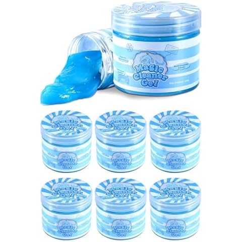 SenseYo 6 Pack Car Cleaning Gel Slime Putty Cleaner for Car Interior Detailing Cover