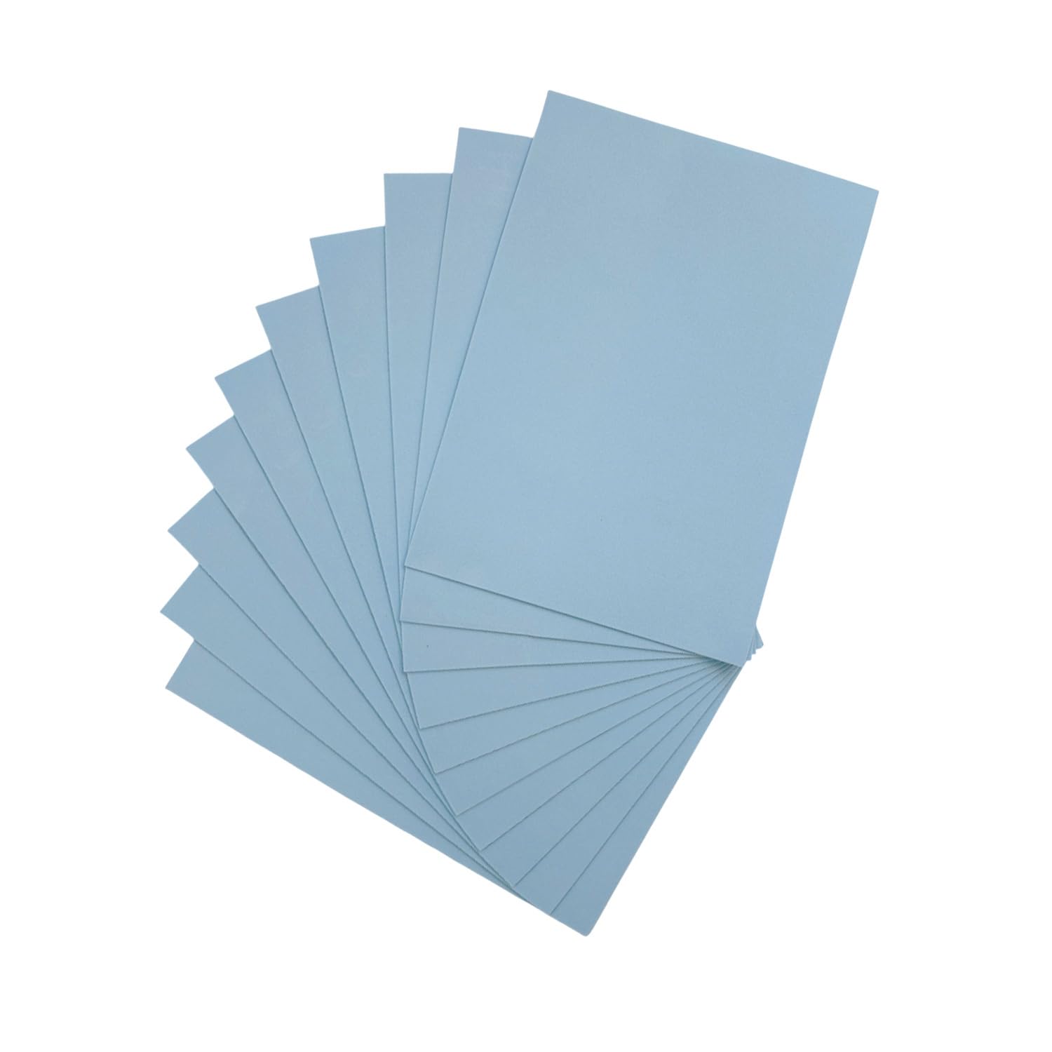 Pack of 50 A5 Light Blue Coloured EVA Foam Sheets