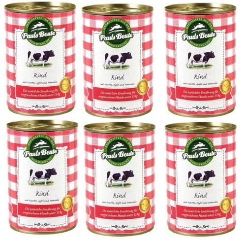 Pauls Beute Rind 6x400g Hundefutter