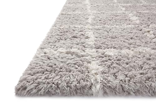 Image of Loloi Angela Rose Amira Silver /Ivory 2'-3 inch x 4'-0 inch Accent Rug