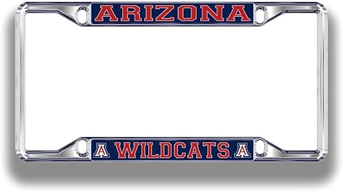 Vista 25 de Marco de matrícula de la NCAA plateado Alabama Crimson Tide Plata