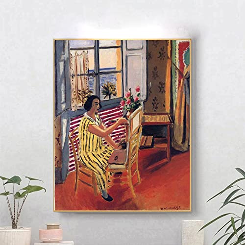 Henri Matisse Póster The Morning Meeting Painting Prints Abstract Canvas Wall Art Matisse Gallery Artwork Wall Pictures Sala de estar Decoración para el hogar 60×80cm sin marco Cover