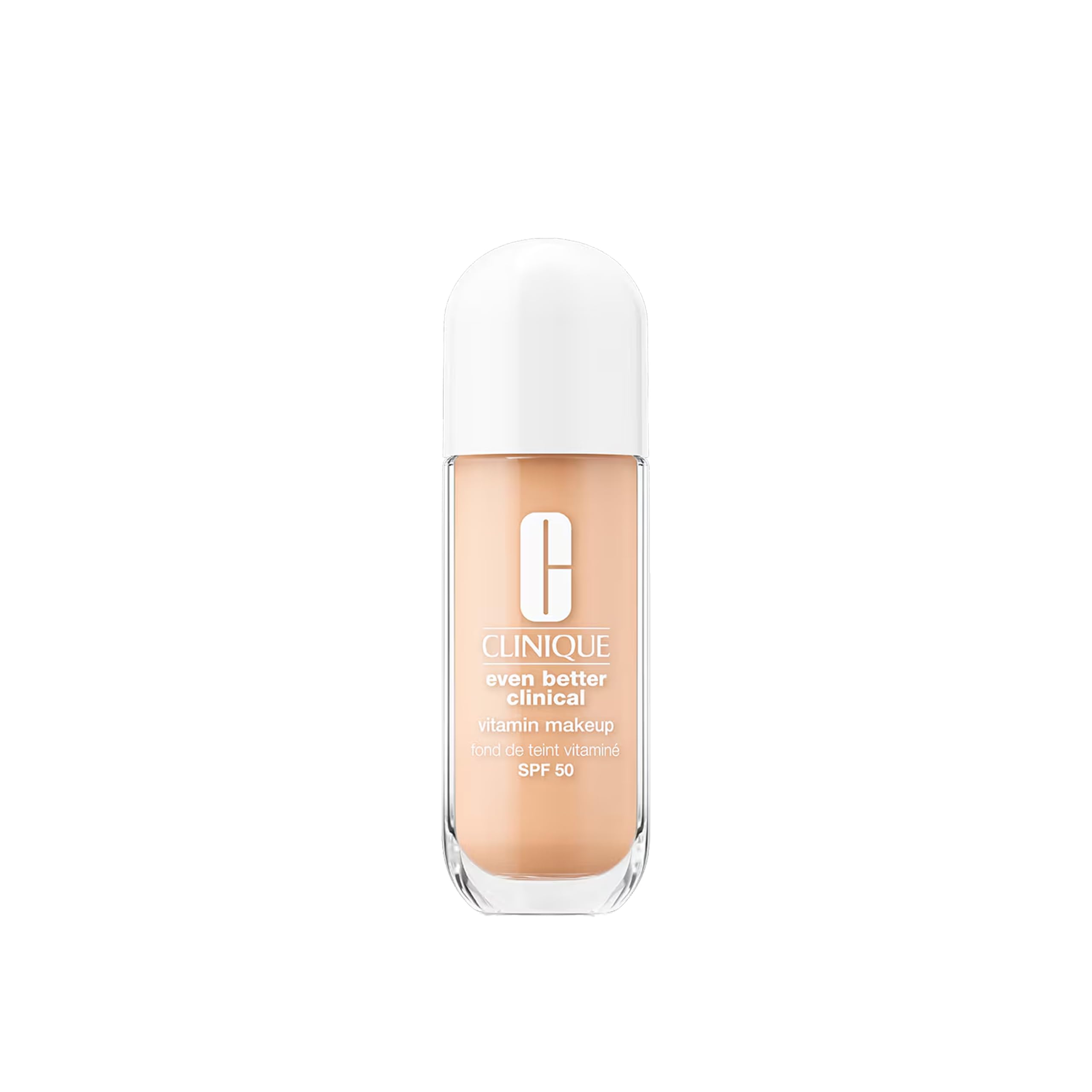 Clinique Even Better Clinical Vitamin Makeup Skin Tint Foundation SPF 50 fondotinta con vitamina C, E e B3 | copertura leggera e finish radioso