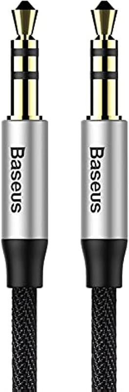 Baseus Audio Yiven M30 Cable 1 m Silver and Black (CAM30-BS1)