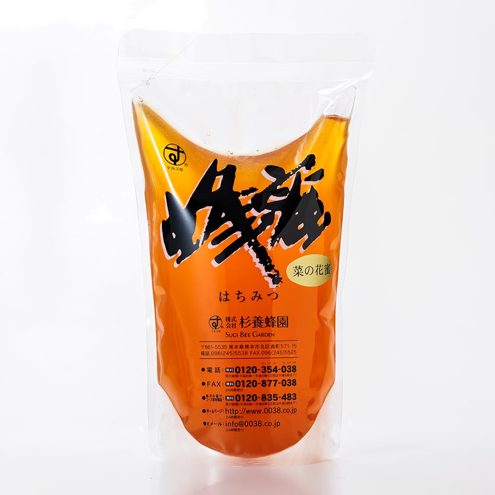 Amazon | 杉養蜂園 カナダ産 菜の花蜜 1kg(詰替用) | 杉養蜂園 SUGI