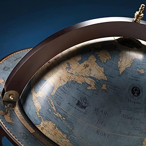 Da Vinci "Blue Dust" "Made in Italy" Bar Globe with Certificate of Authenticity