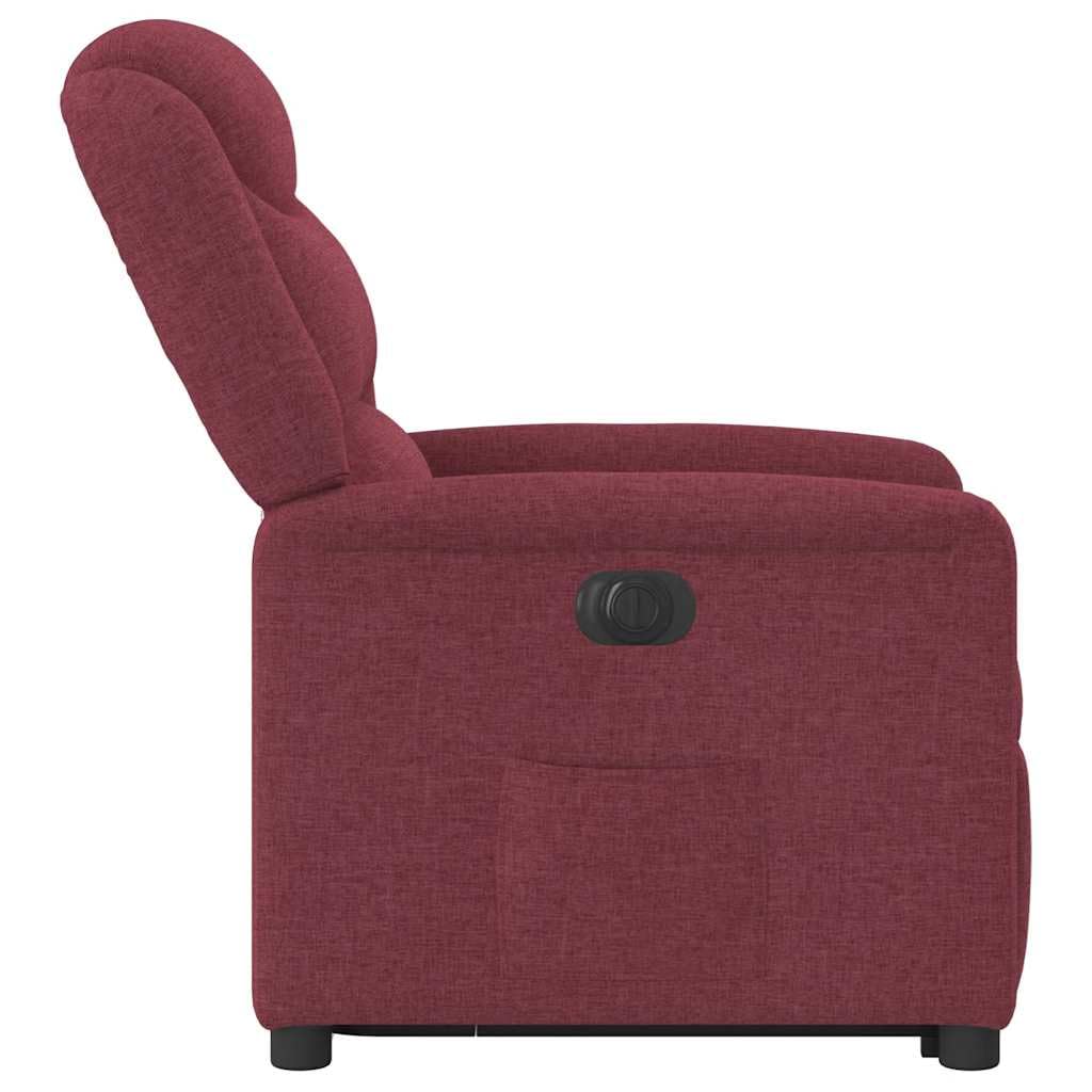 Elektryczny podnoszony rozkładany dla seniorów bordowy 29 25 cm