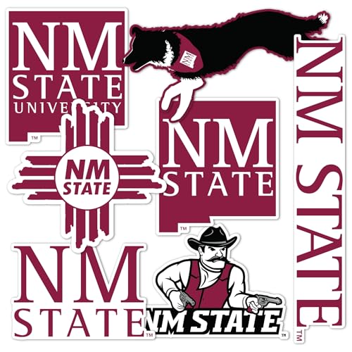 Desert Cactus New Mexico State University Sticker Aggies NMSUr Vinyl Decals Laptop Water Bottle Car Scrapbook Sheet T2 (Type 2-4)
