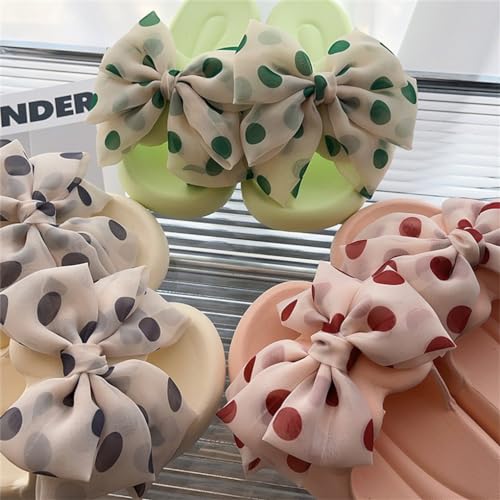 Bow shaped slippers for summer wear, fashionable, casual, non slip home slippers4