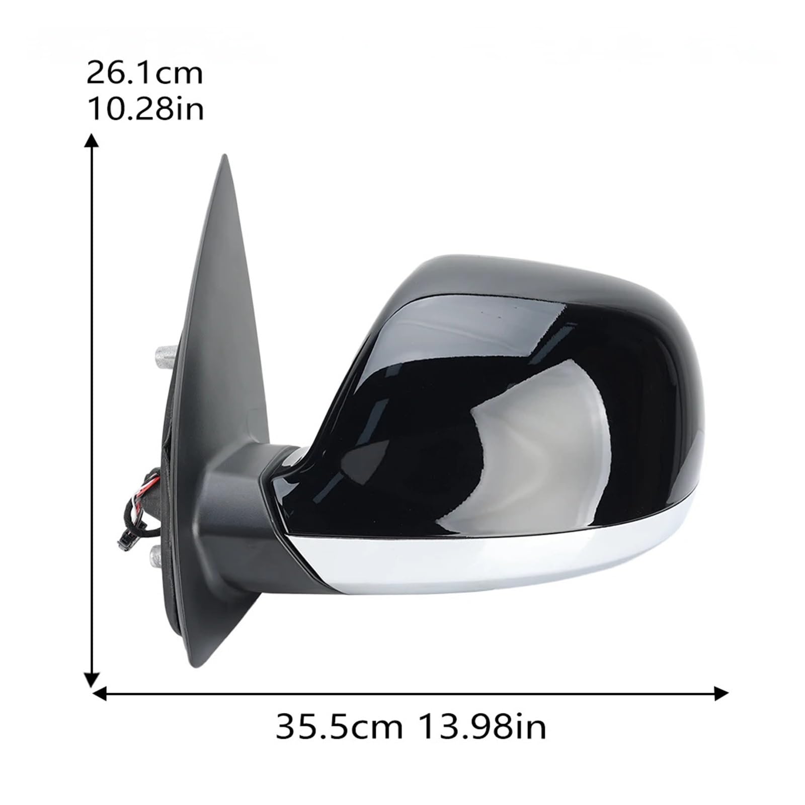 5 Pins Rearview Mirror Assembly Compatible With VW Amarok 2013-2023 Manual Folding 10 Holes Interface Side Mirror Car — view 4