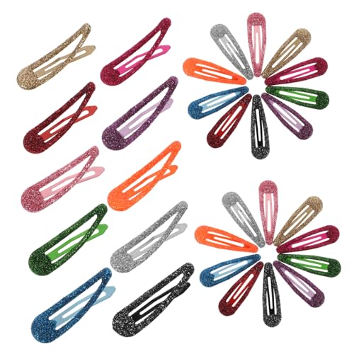 Pinces à cheveux bébé paillettes : petites barrettes à clip multicolores pour filles