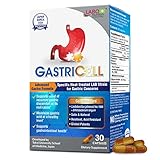 LABO Nutrition GASTRICELL - Eliminate H. Pylori, Relieve Acid Reflux & Heartburn, Regulate Gastric Acid, Natural Treatment, Target The Root Cause of Recurring Gastric Problems, Probiotic, 30 Capsules