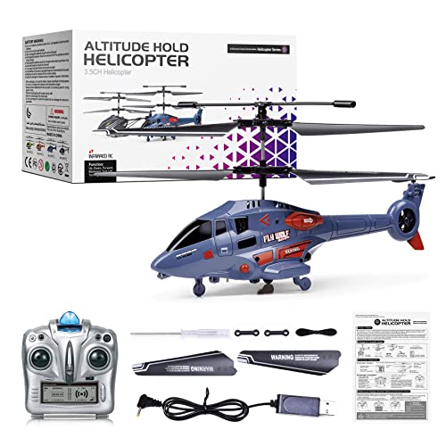 Mdgzy Remote Control Helicopter,Gyro Stabilizer And High&Low Speed,3.5 Channel Altitude Hold Helicopter, One Key Take Off/Landing,Flying Rc Helicopters Indoor Helicopter Toy Gift For Kids,Adult #TOP4