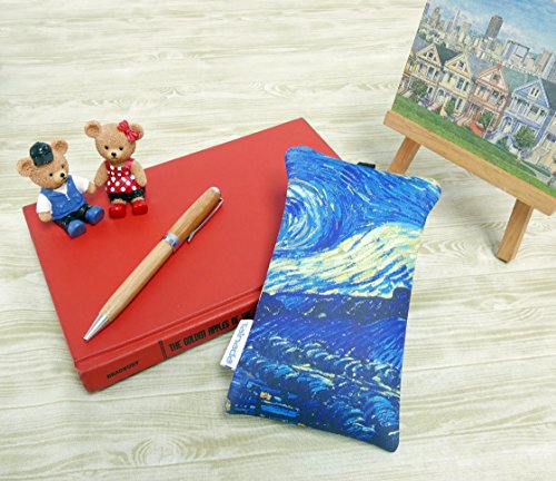 Image of Neoprene Shockproof Neck Phone Sleeve Case Bag Pouch w / Clip (Starry Night)