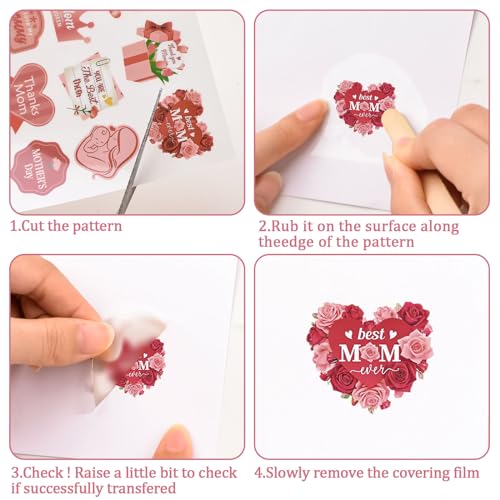 WANDIC Rub On Transfer Sticker - Image 3
