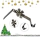 Anstore 4 Stück Weihnachtsstrumpf Halter Nikolausstrumpf Halter Kamin Haken Handtaschen Halterung Antirutsch Taschenhalter für Taschen Weihnachtsstrumpf